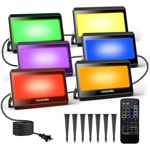 Proyector De Luz Led Rgb Exteriores, Cambio De Color De...