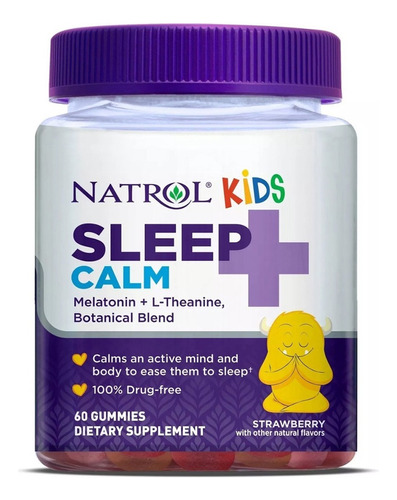 Melatonina Natrol Kids Niños | Sleep Calm | 60 Gomitas