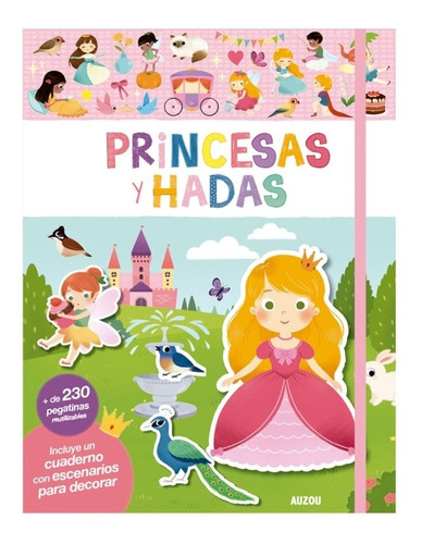 Imagen 1 de 6 de Libro Con Stickers - Princesas Y Hadas - Auzou 