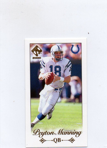 2000 Private Stock Ps2000 Action Mini Peyton Manning Colts