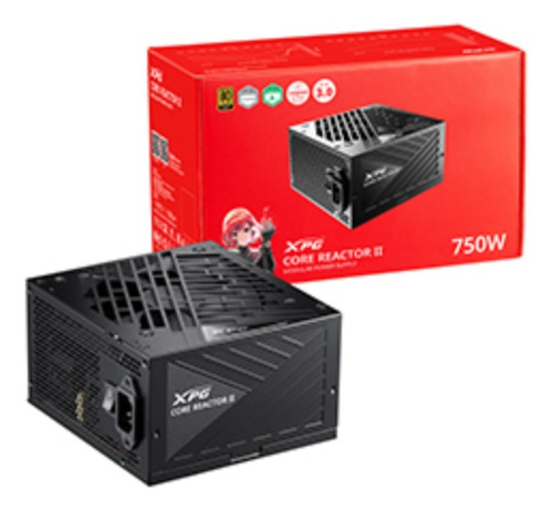 Fonte de alimentação modular Xpg Pc 750w Core Reactor Ii 80 Plus Gold Atx CoreactorII750g-BKCUS