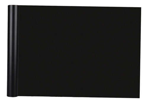 Pizarra Blanca De Borrado, Cartel Adhesivo 60cmx5m Negro
