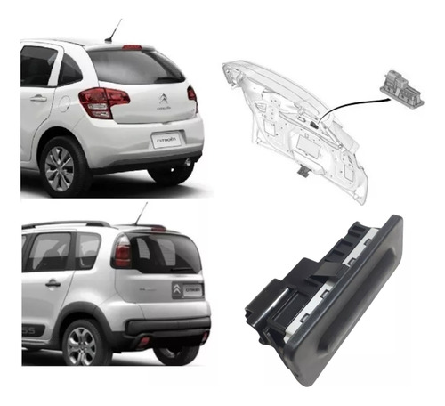 Botao Da Tampa Tras Citroen C4 Cactus C4 Picasso Aircross