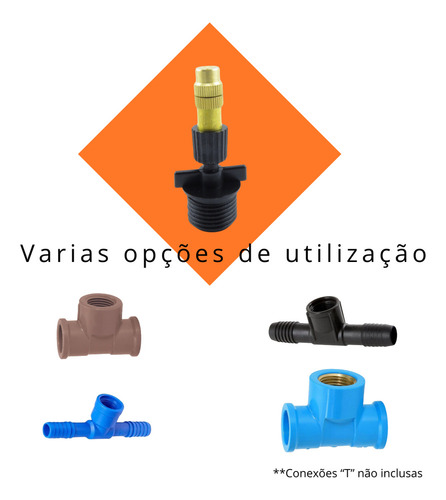 Boquilla De Riego Nebulizadora De Latón For Tubería De Pvc,