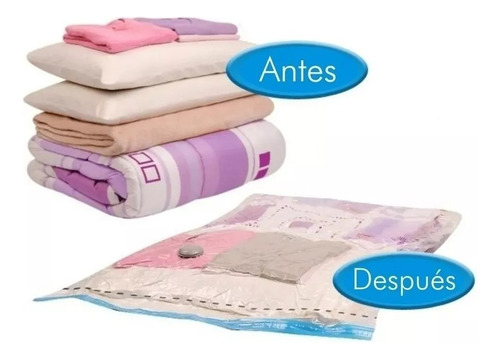 Bolsas Compresoras Al Vacío Ahorra Espacio Ropa 70 X 100cm