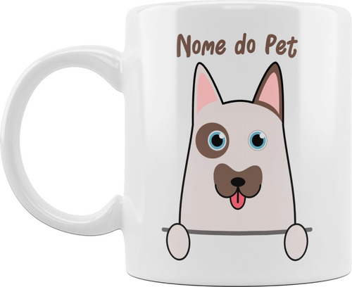 Caneca Xícara Personalizada Nome Cachorro Cachorrinho Pet 03