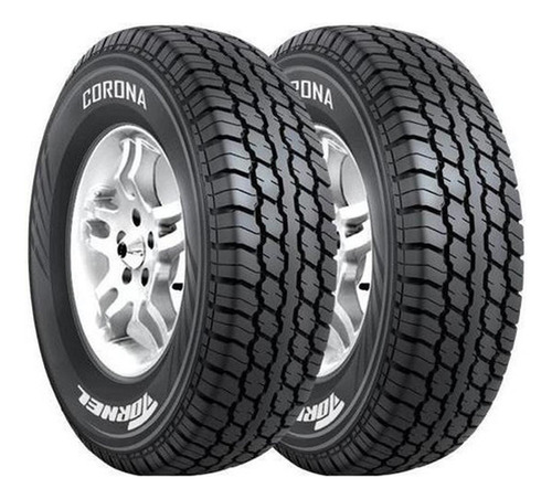 Paquete 2 Llantas 235/75 R15 Tornel Corona 105s Msi