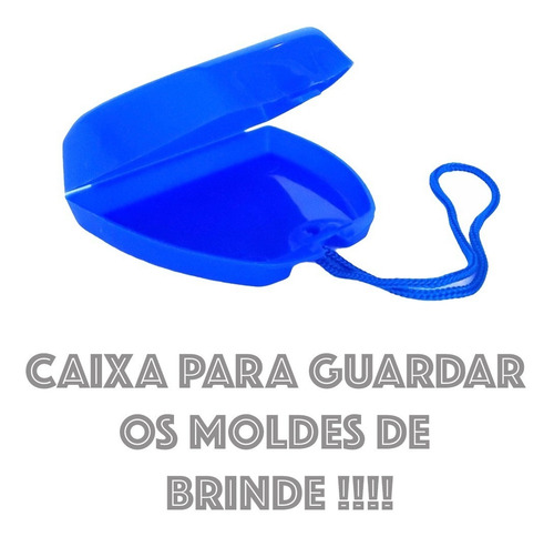 Imagem 5 de 7 de 2 Placa Anti Bruxismo Ranger Dentes Protetor Bucal Moldável