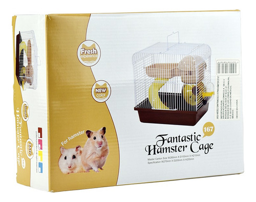 Jaula Casa San Francisco 2 Café Hamster Rata Redkite