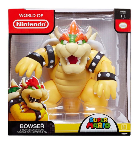 Bowser Super Mario World Of Nintendo Deluxe Jakks