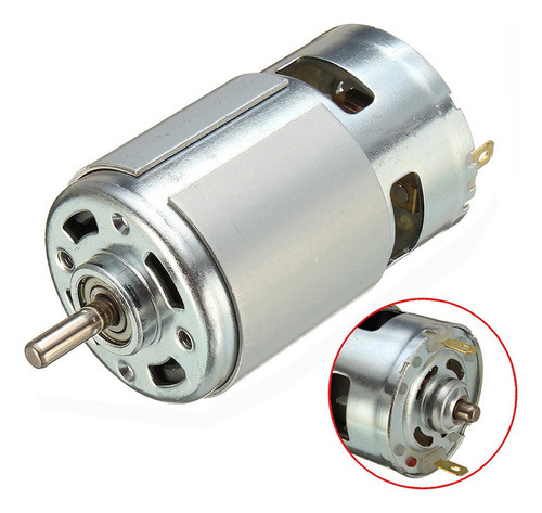 Un Motor De Rodamiento De Bolas 775 Dc 12v-36v 3500-9000 Rpm