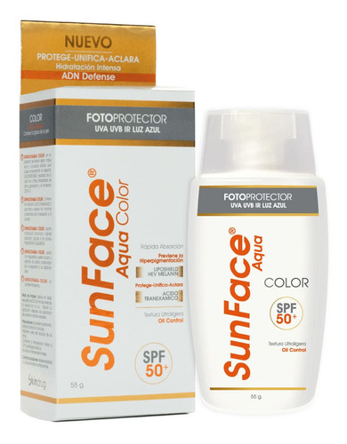 Sunface Aqua Color Spf 50+ - Skindrug 55 Gr