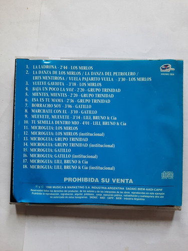 Promocional 004 - Cd - Los Mirlos Trinidad Gatillo