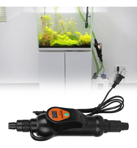 A Temperatura Externa Del Acuario Con Varilla Calefactora