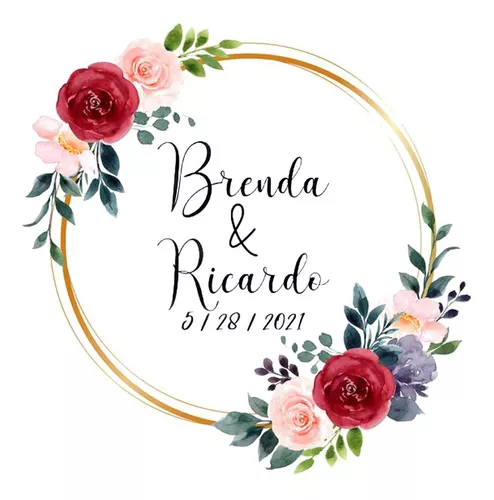 Personalizar etiqueta boda para los regalos