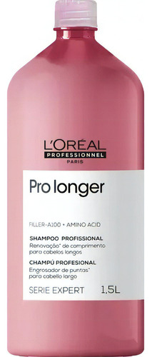  Shampoo L'oréal Professionnel Expert Pro Longer - 1,5l cabelos longos hidratação reduz pontas duplas fortalece fios