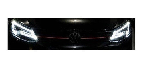 Par Fita Barra Led Drl 45cm Vw Up Tsi Com Seta Prova D'agua