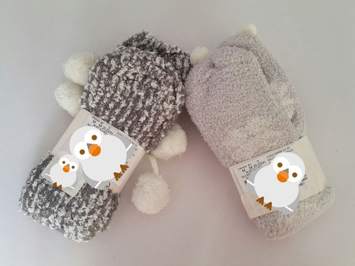 Paquete 2 Pares Calcetines Oysho Super Soft Oso/búho
