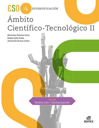 Ambito Cientifico Tecnologico Ii+tecn Di, De Aa.vv. Editorial Editex, Tapa Blanda En Español
