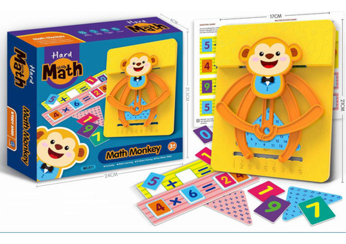 Jogo Pedagógico Math Monkey Aprendendo Tabuada Steam Toy