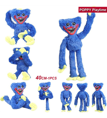 Figura De Acción Poppy Playtime Huggy Wuggy, Muñeco De Peluc