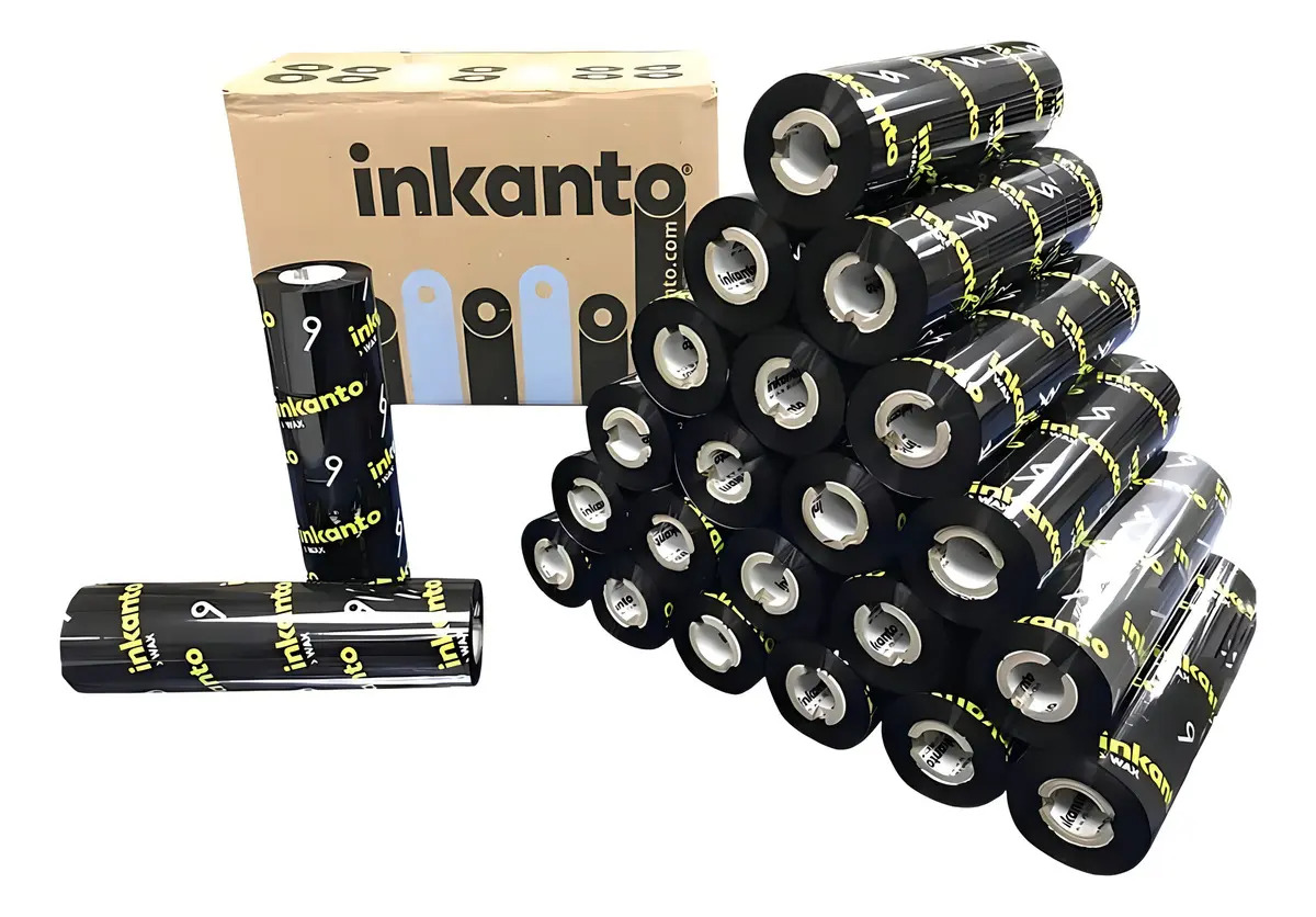 Kit 24 Ribbons Cera Armor Inkanto AWR1 110mm x 74m Preto
