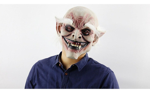 Máscara De Látex De Terror De Halloween Antigo Demônio