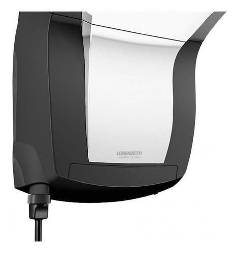 Imagem 3 de 5 de Chuveiro elétrico de parede Lorenzetti Acqua Ultra Jet preto-cromado 7800W 220V