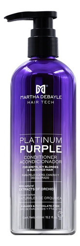  Acondicionador Martha Debayle Platinum Purple 450ml