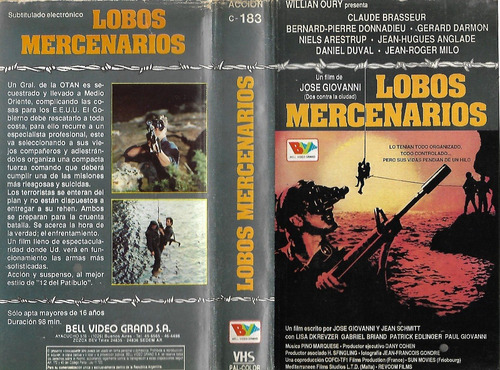 Lobos Mercenarios Vhs Les Loups Entre Eux 1985