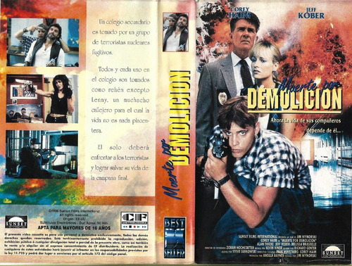 Muerte Por Demolicion Vhs Corey Haim Demolition High