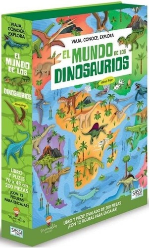 El Mundo De Los Dinosaurios - Libro + Puzzle