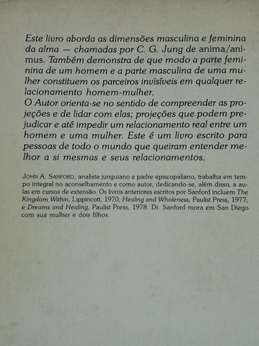 Imagen 2 de 5 de Os Parceiros Invisiveis * John A. Sanford * Psicologia *