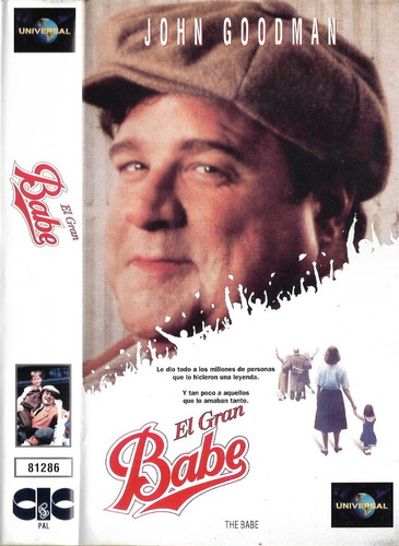 El Gran Babe Vhs Nuevo The Babe 1992 John Goodman Beisbol