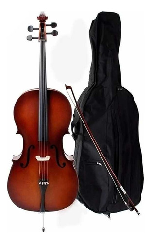 Cello Stradella Mc601244 4/4 Macizo Tapa Pino Fondo Maple