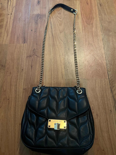 Preciosa Bolsa Michael Kors Mk Shoulderie Piel Fina Original