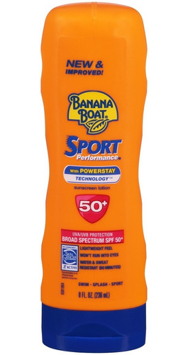 Loción De Protector Solar Banana Boat Sport Performance