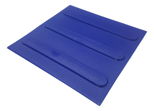 Piso Tátil Direcional Pvc Azul 16pçs 25x25cm 1m² Nbr9050