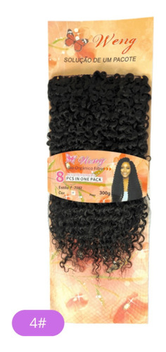 Cabelo Organico Cacheado Afro Para Crochet Braids 300g