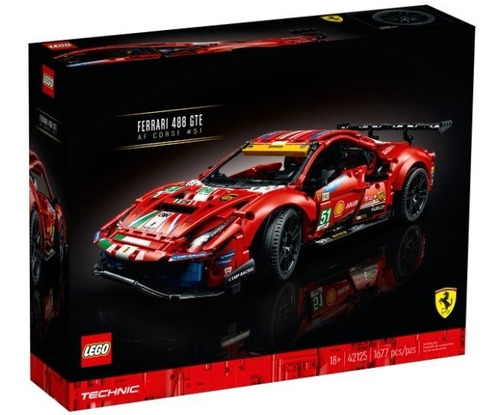 Todobloques Lego 42125 Technic Ferrari 488 Gte Af Course 51