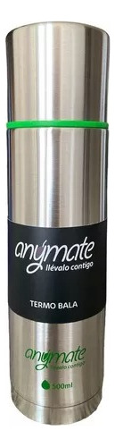 Termo Bala Anymate 500ml Agua Mate Café Té Acero Inox