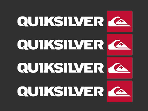 4 Adesivo Quiklsilver Roda Moto Titan Fan Hornet Xj6 Mt-03 Cor Branco