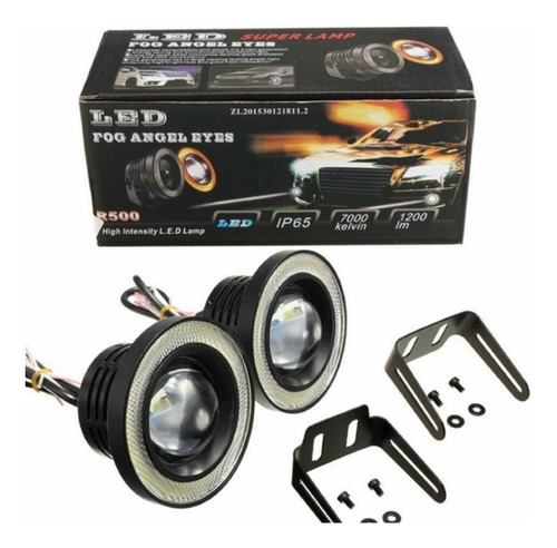 Faro Led Ojo De Ángel 89mm Auto,camioneta Universal