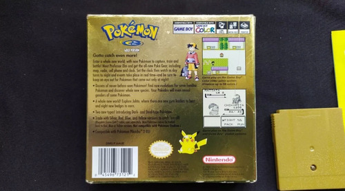 Pokémon Gold Version Full | Nintendo Game Boy Color, 2001 (Usado)