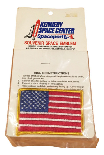 Parche Termoadhesivo Nasa American Flag Patch Sellado Usa