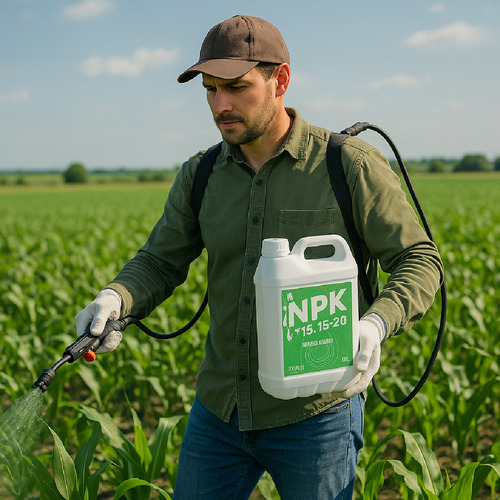 Adubo E Fertilizante Liquido Npk 20-05-20 5l Concentrado