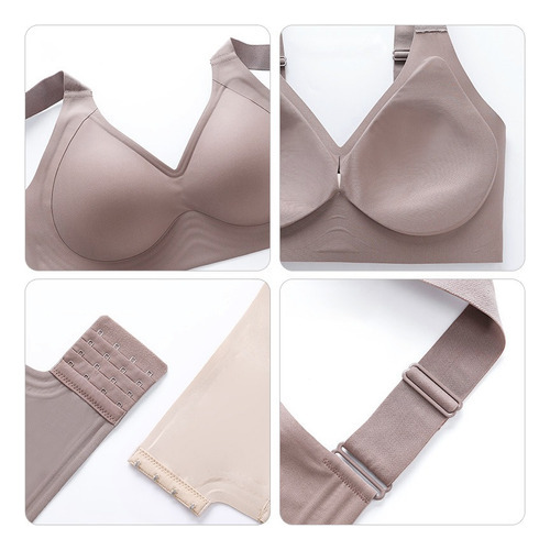 Sin Costuras De Talla Grande Brasier Push Up Sin Varilla .