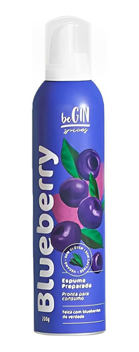 Espuma Para Drinks Begin 240g - Sabor Blueberry