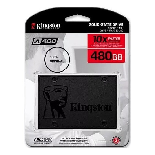 Disco Solido 480gb Kingston A400 Oferta..!!