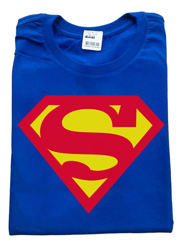 Camiseta Estampada Super Man Loco Clasico 